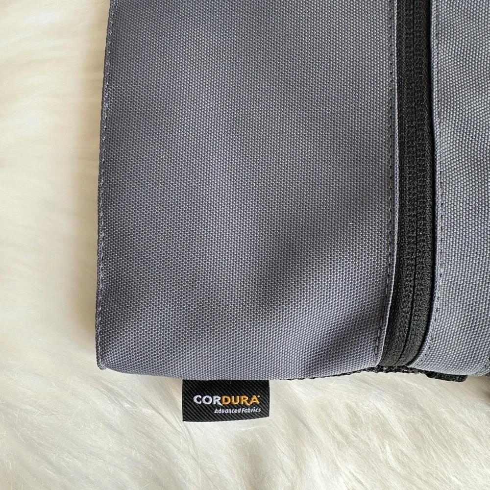NWT Cordura Advanced Fabric Accessory Utility Pouch Dark Grey and Black